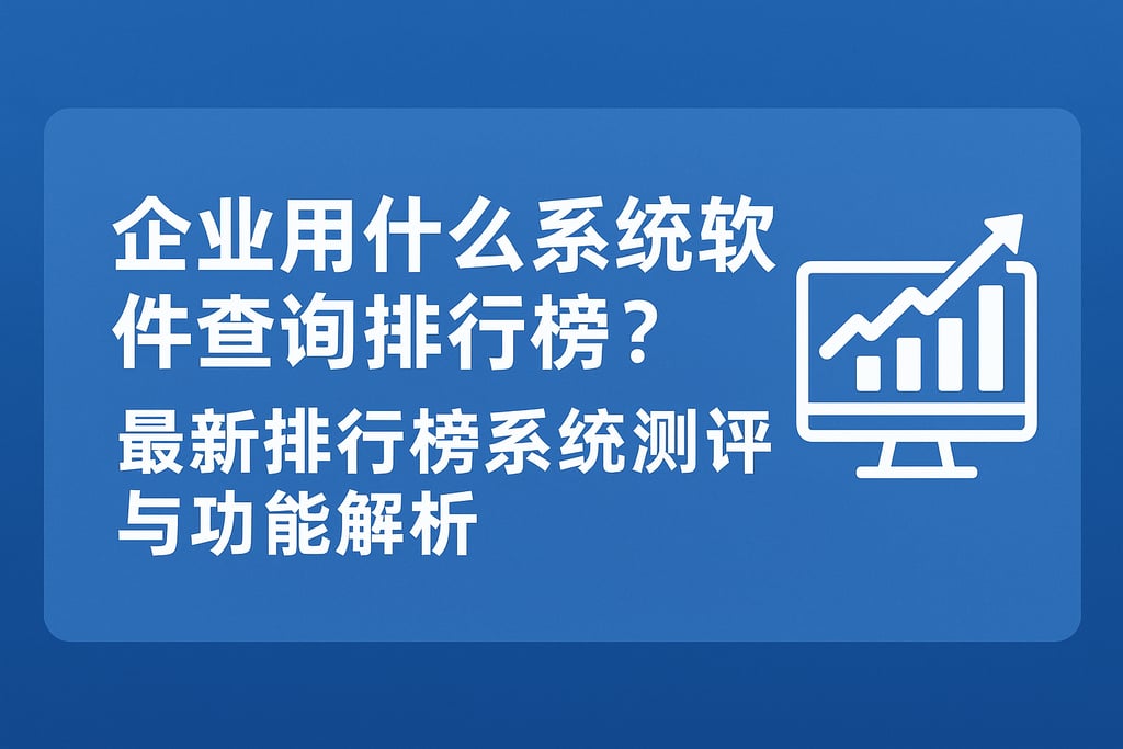 企业用什么系统软件查询排行榜？最新排行榜系统测评与功能解析