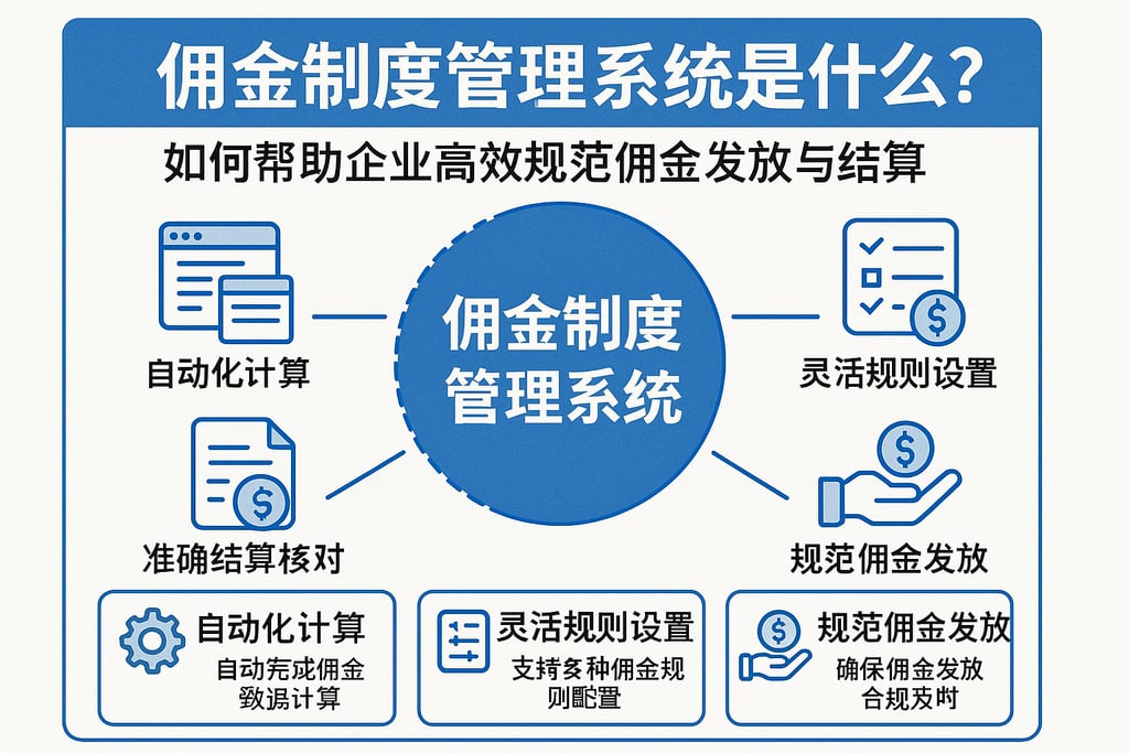 佣金制度管理系统是什么？如何帮助企业高效规范佣金发放与结算
