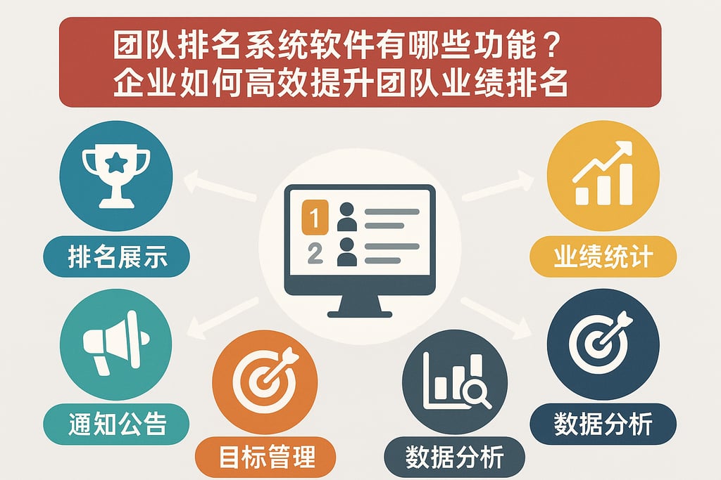 团队排名系统软件有哪些功能？企业如何高效提升团队业绩排名