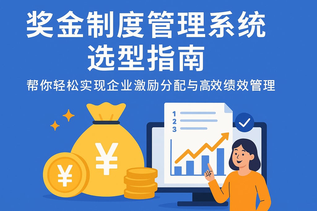奖金制度管理系统选型指南：帮你轻松实现企业激励分配与高效绩效管理