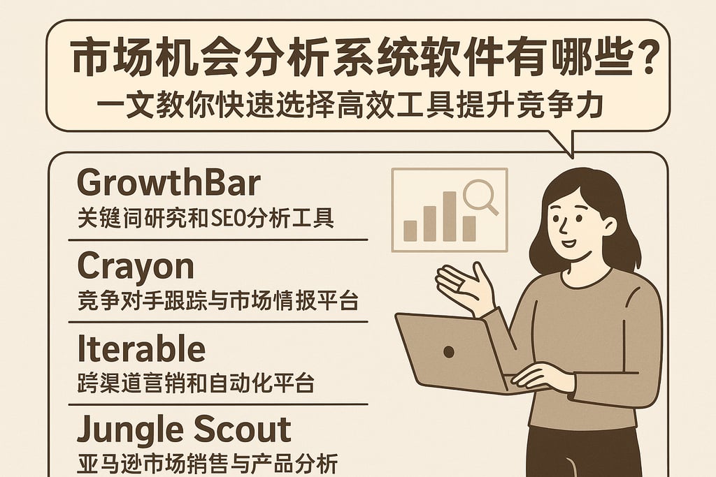 市场机会分析系统软件有哪些？一文教你快速选择高效工具提升竞争力