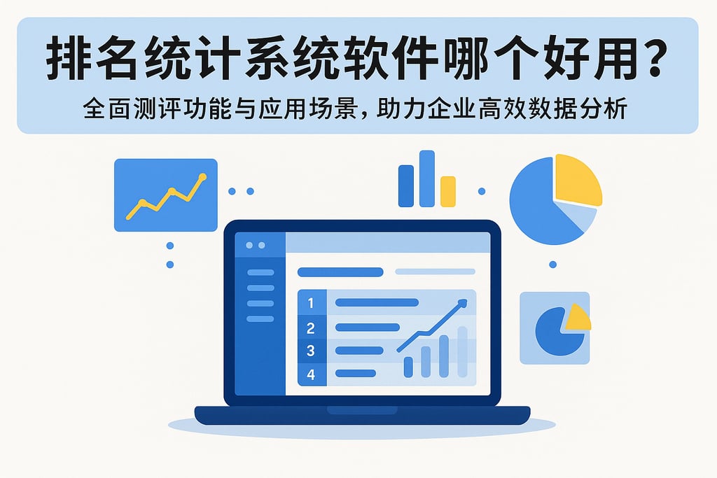 排名统计系统软件哪个好用？全面测评功能与应用场景，助力企业高效数据分析