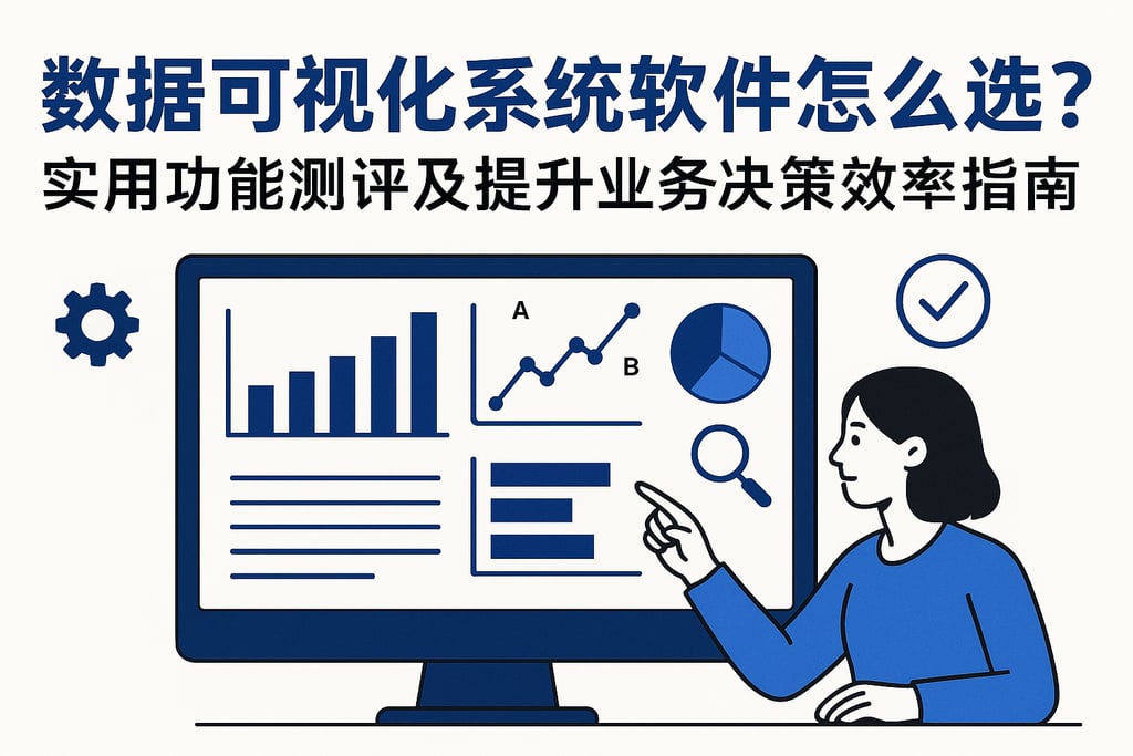 数据可视化系统软件怎么选？实用功能测评及提升业务决策效率指南