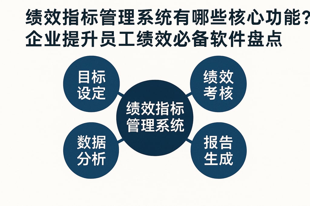绩效指标管理系统有哪些核心功能？企业提升员工绩效必备软件盘点