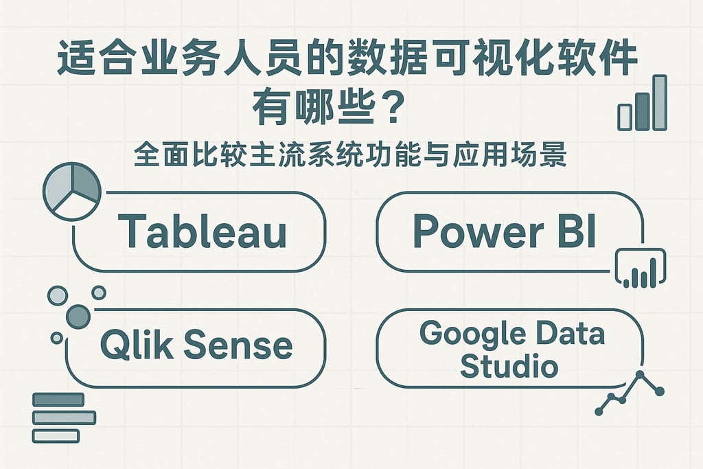 适合业务人员的数据可视化软件有哪些？全面比较主流系统功能与应用场景