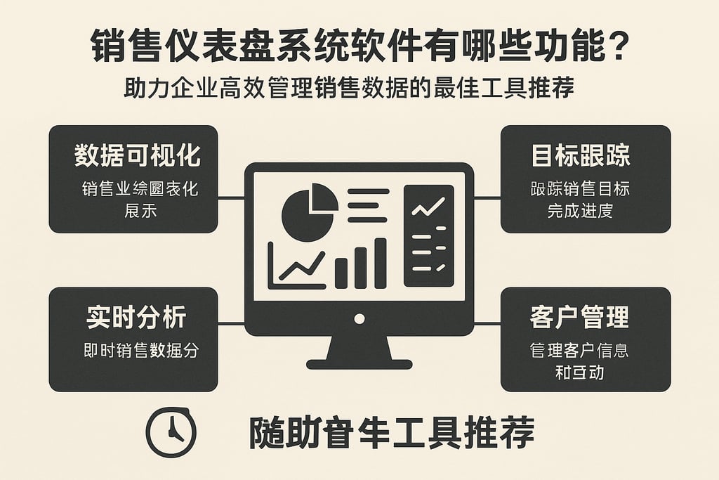 销售仪表盘系统软件有哪些功能？助力企业高效管理销售数据的最佳工具推荐