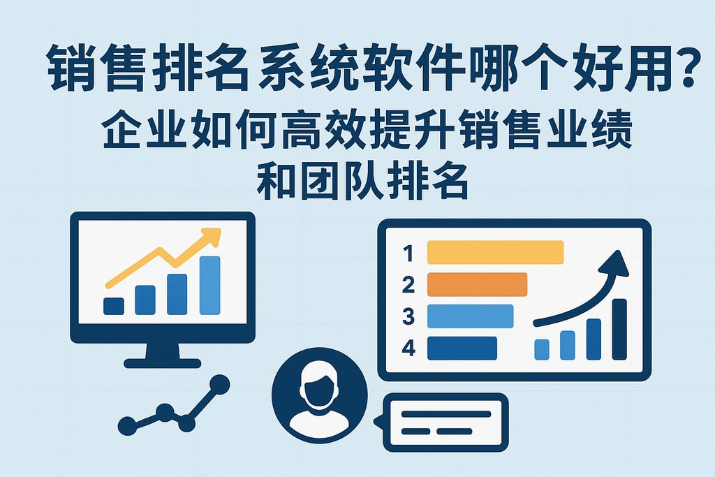 销售排名系统软件哪个好用？企业如何高效提升销售业绩和团队排名