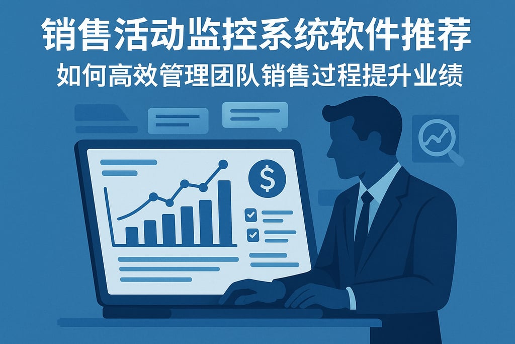 销售活动监控系统软件推荐：如何高效管理团队销售过程提升业绩