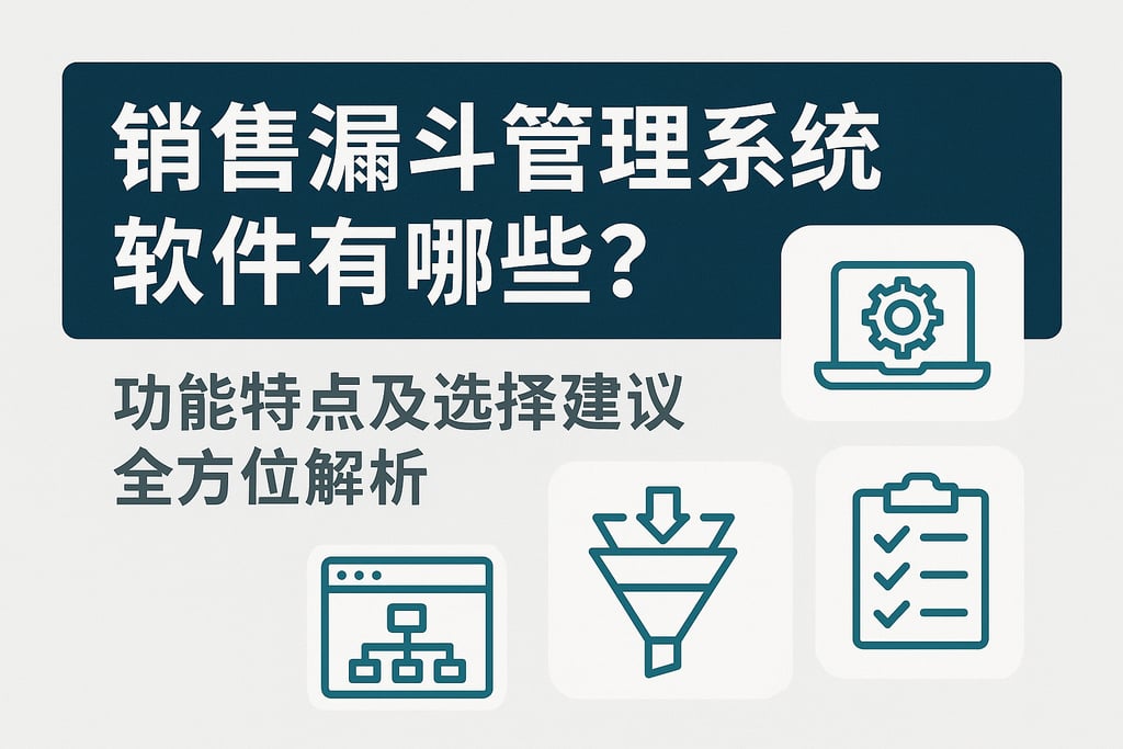 销售漏斗管理系统软件有哪些？功能特点及选择建议全方位解析