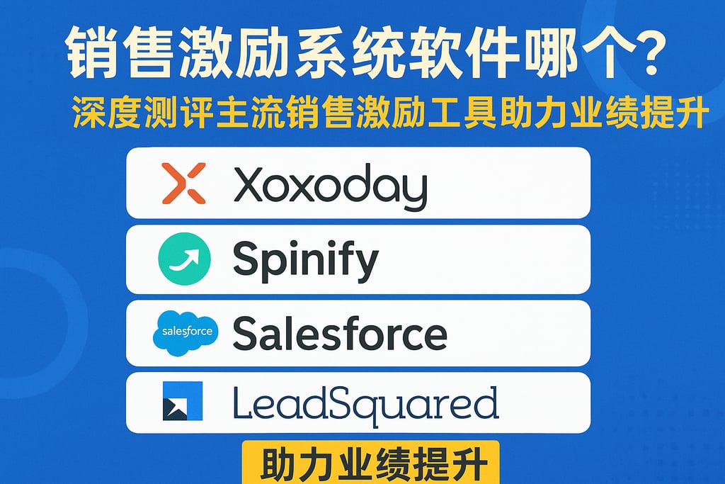 销售激励系统软件哪个好用？深度测评主流销售激励工具助力业绩提升