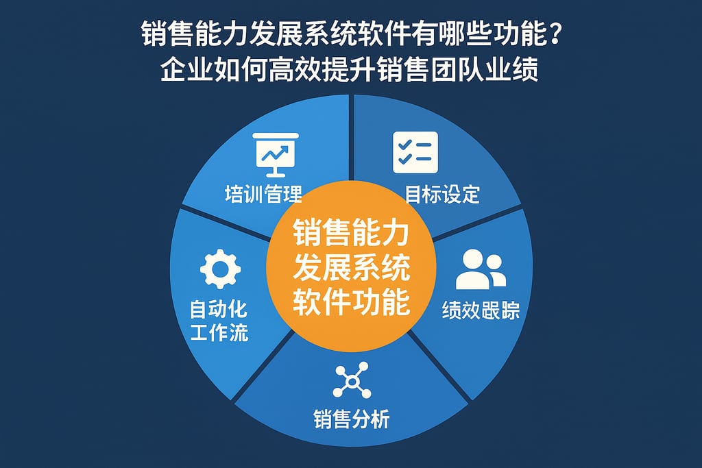 销售能力发展系统软件有哪些功能？企业如何高效提升销售团队业绩