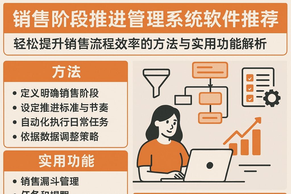 销售阶段推进管理系统软件推荐：轻松提升销售流程效率的方法与实用功能解析