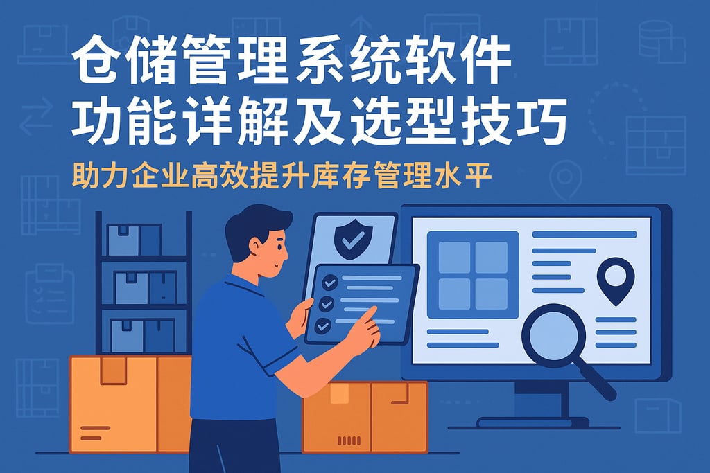 仓储管理系统软件功能详解及选型技巧，助力企业高效提升库存管理水平