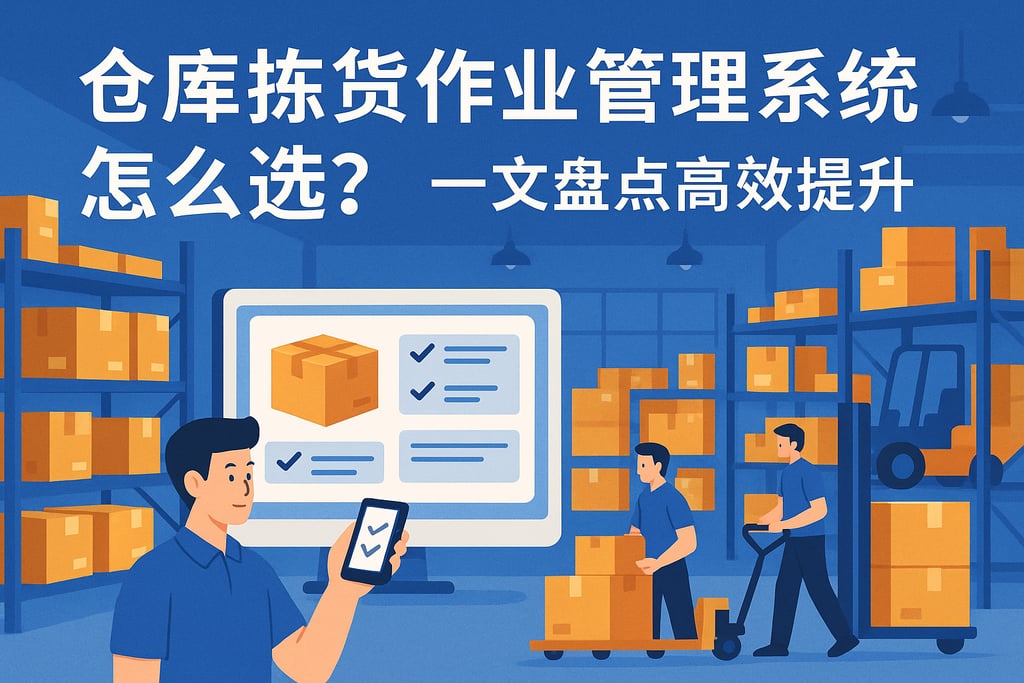 仓库拣货作业管理系统怎么选？一文盘点高效提升拣