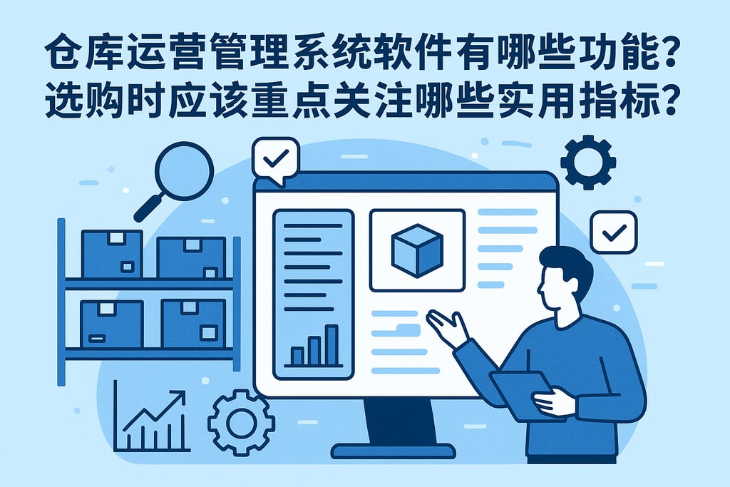 仓库运营管理系统软件有哪些功能，选购时应该重点关注哪些实用指标？