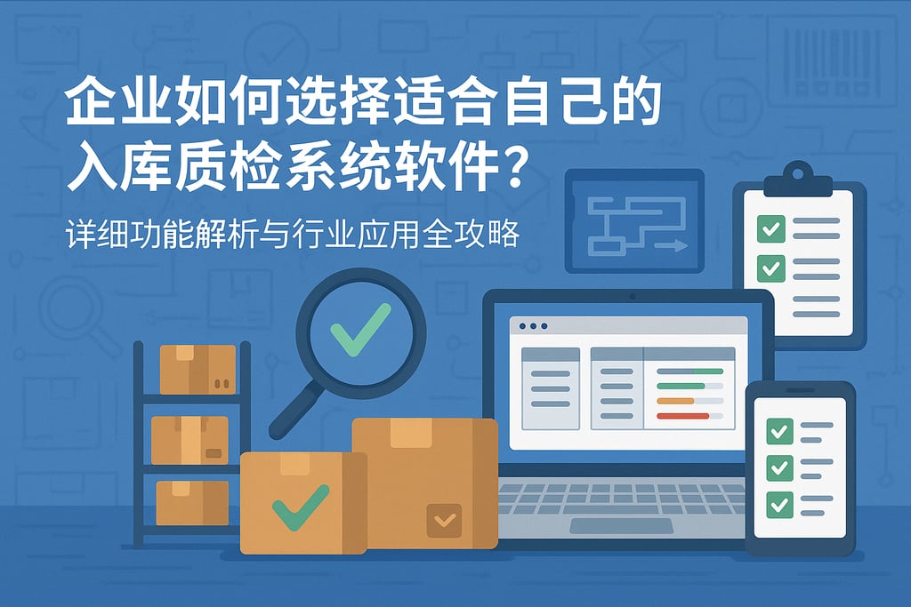 企业如何选择适合自己的入库质检系统软件？详细功能解析与行业应用全攻略