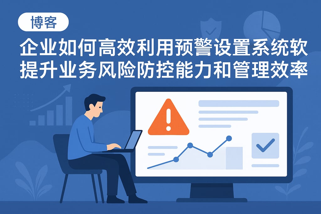企业如何高效利用预警设置系统软件提升业务风险防控能力和管理效率