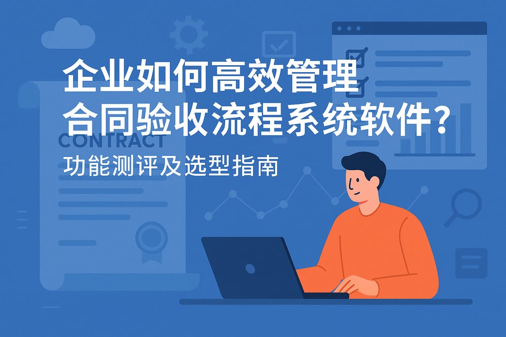 企业如何高效管理合同验收流程系统软件？功能测评及选型指南