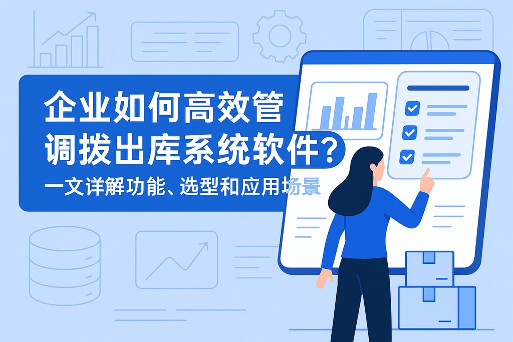 企业如何高效管理调拨出库系统软件？一文详解功能、选型和应用场景
