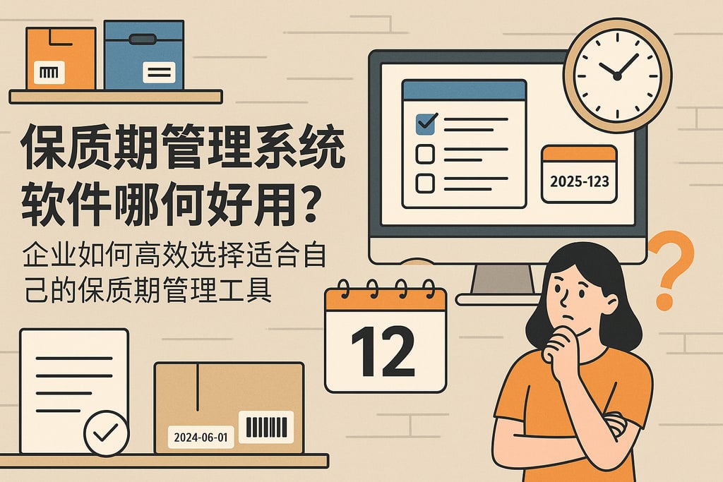 保质期管理系统软件哪个好用？企业如何高效选择适合自己的保质期管理工具