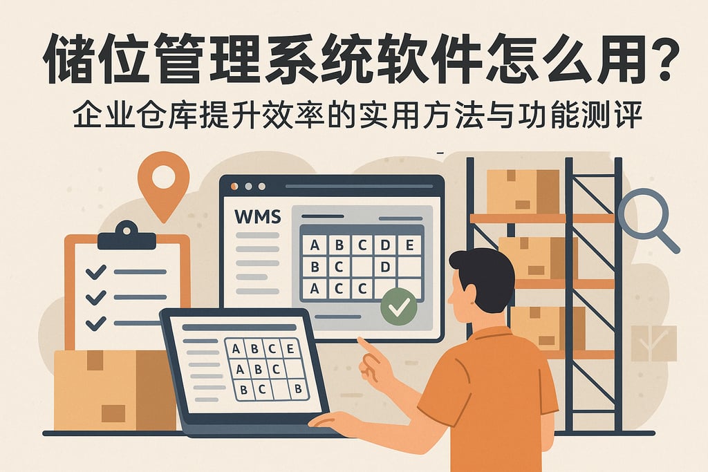 储位管理系统软件怎么用？企业仓库提升效率的实用方法与功能测评