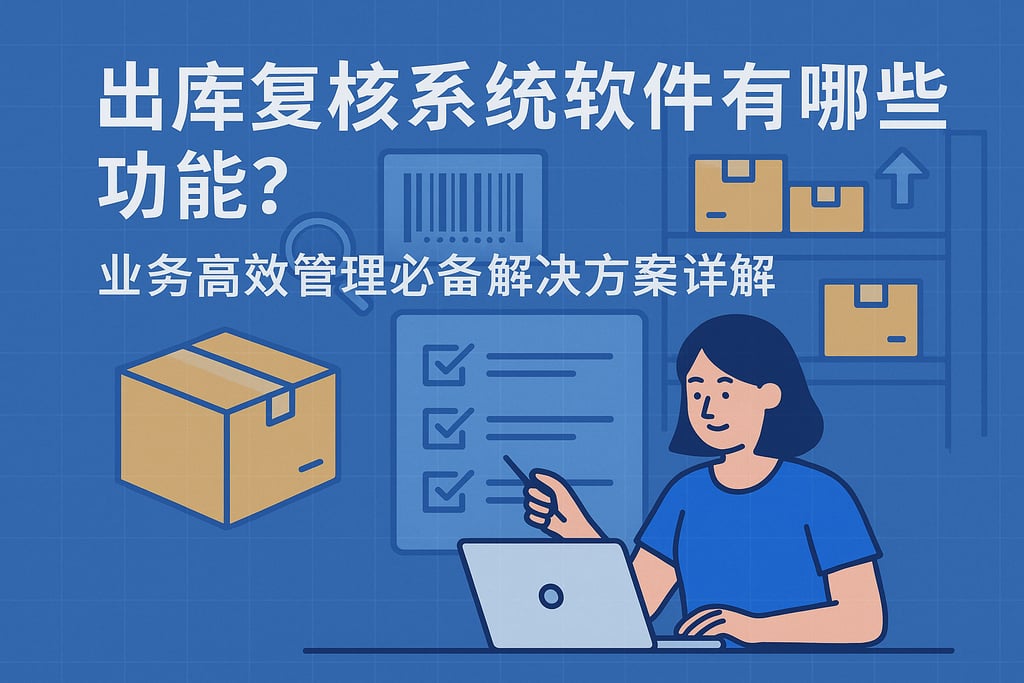 出库复核系统软件有哪些功能？业务高效管理必备解决方案详解