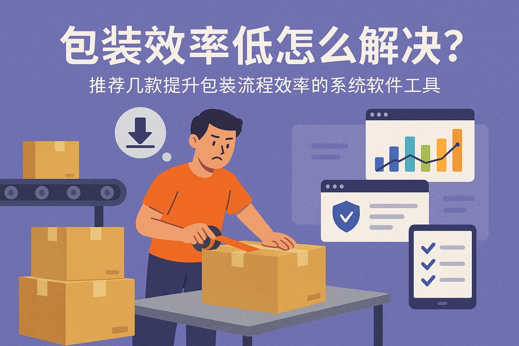 包装效率低怎么解决？推荐几款提升包装流程效率的系统软件工具