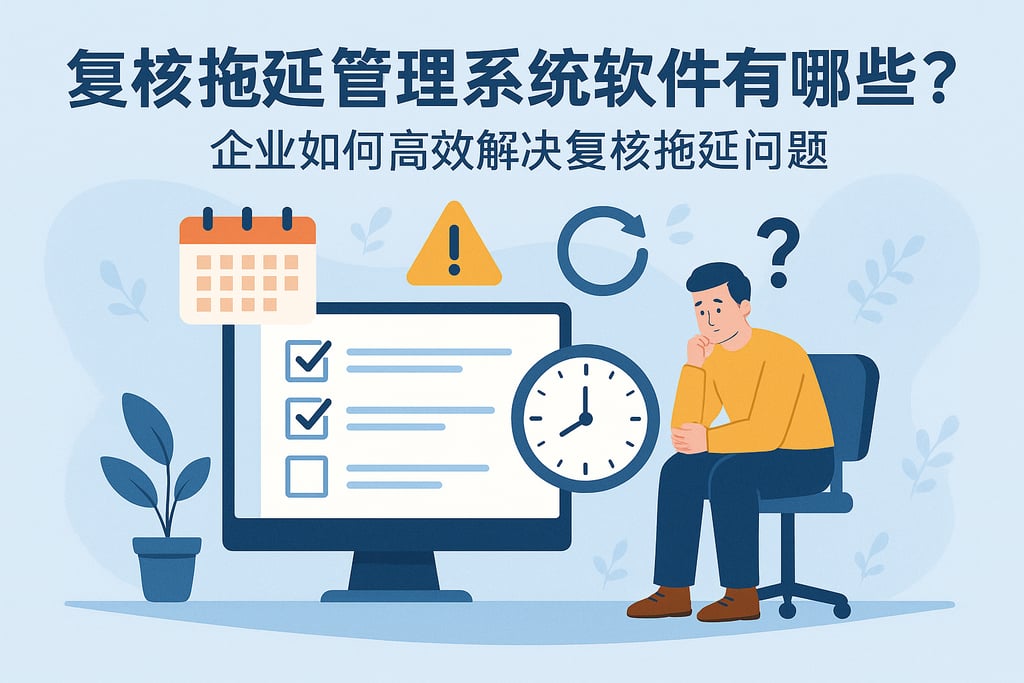 复核拖延管理系统软件有哪些？企业如何高效解决复核拖延问题