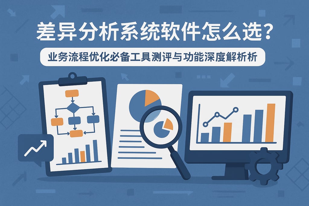 差异分析系统软件怎么选？业务流程优化必备工具测评与功能深度解析