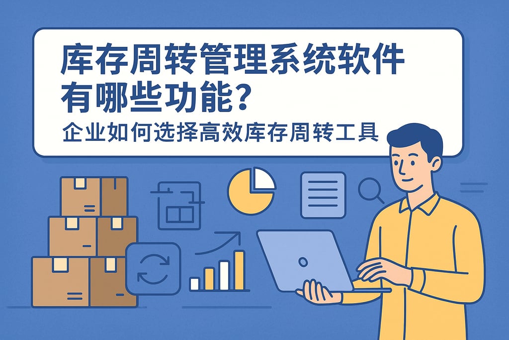 库存周转管理系统软件有哪些功能？企业如何选择高效库存周转工具