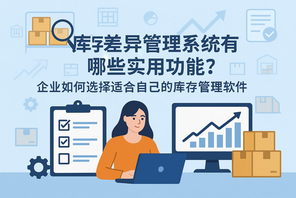 库存差异管理系统有哪些实用功能？企业如何选择适合自己的库存管理软件