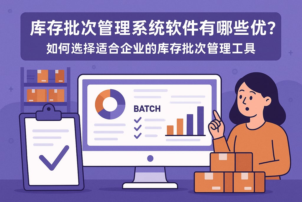 库存批次管理系统软件有哪些优势？如何选择适合企业的库存批次管理工具
