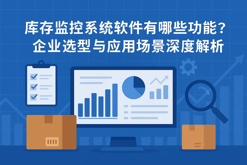 库存监控系统软件有哪些功能？企业选型与应用场景深度解析