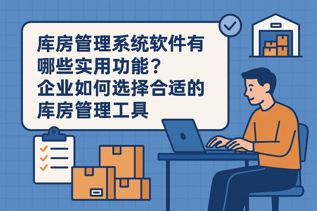 库房管理系统软件有哪些实用功能？企业如何选择合适的库房管理工具