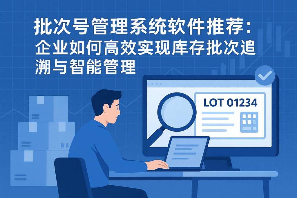批次号管理系统软件推荐：企业如何高效实现库存批次追溯与智能管理