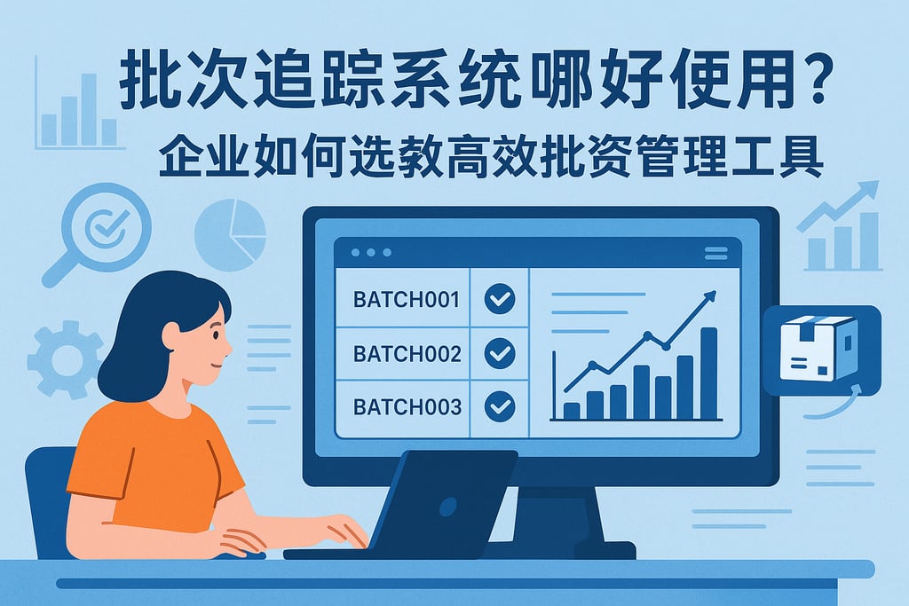 批次追踪系统软件哪个好用？企业如何选择高效的批次管理工具