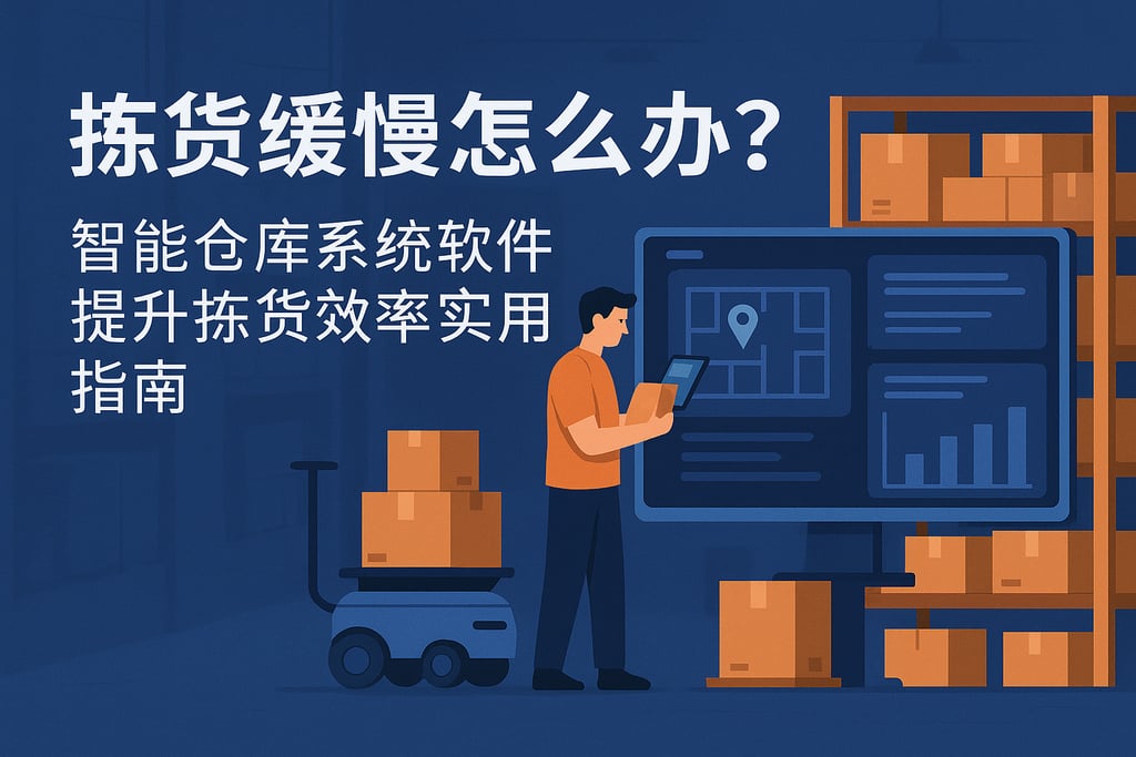 拣货缓慢怎么办？智能仓库系统软件提升拣货效率实用指南