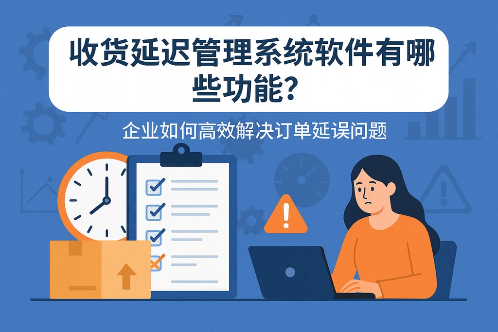 收货延迟管理系统软件有哪些功能？企业如何高效解决订单延误问题