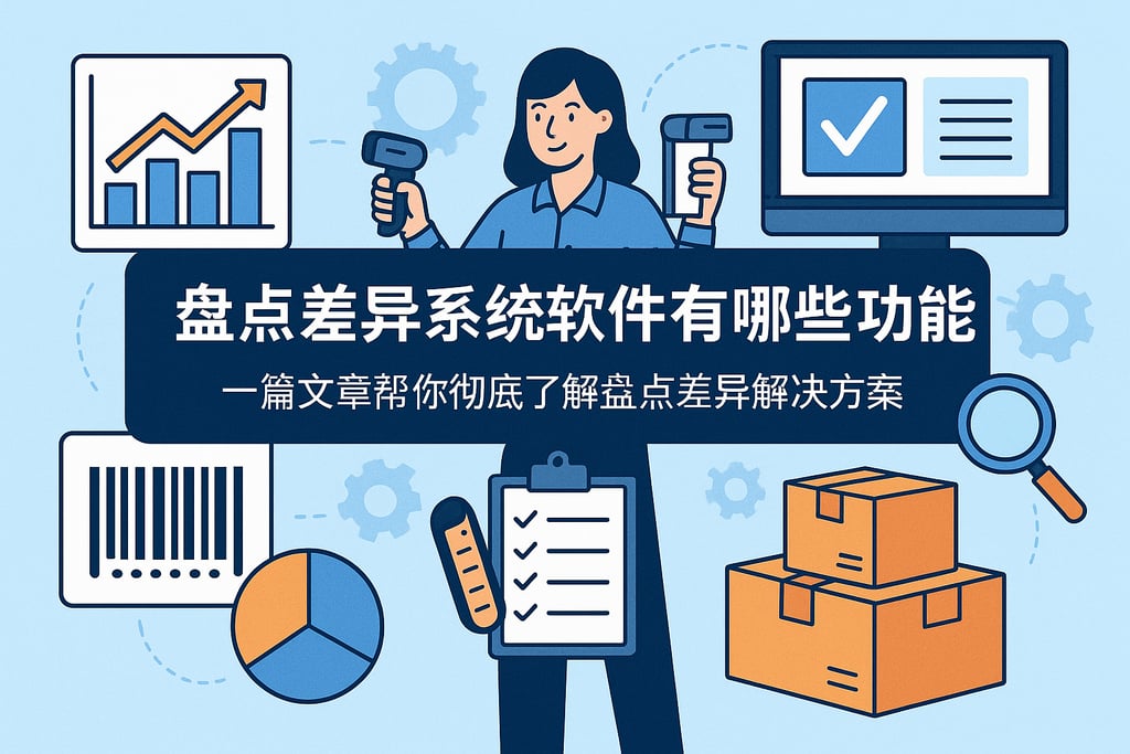 盘点差异系统软件有哪些功能？一篇文章帮你彻底了解盘点差异解决方案