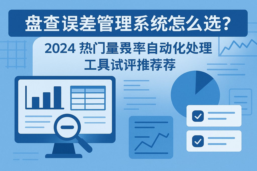 盘点误差管理系统软件怎么选？2024年热门盘点差异自动化处理工具测评推荐