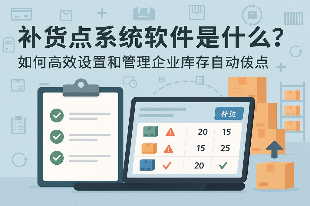补货点系统软件是什么？如何高效设置和管理企业库存自动补货点