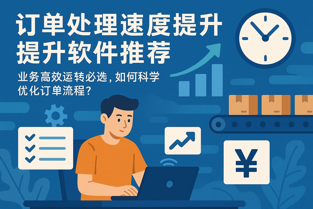订单处理速度提升软件推荐：业务高效运转必选，如何科学优化订单流程？