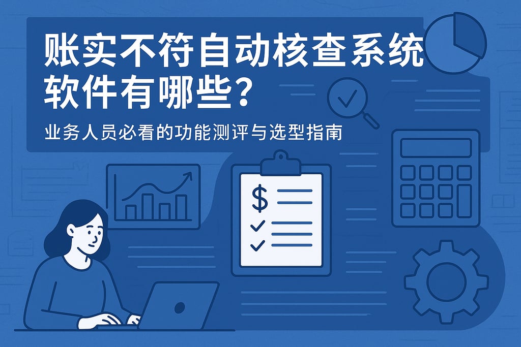 账实不符自动核查系统软件有哪些？业务人员必看的功能测评与选型指南