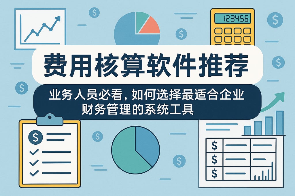 费用核算软件推荐：业务人员必看，如何选择最适合企业财务管理的系统工具