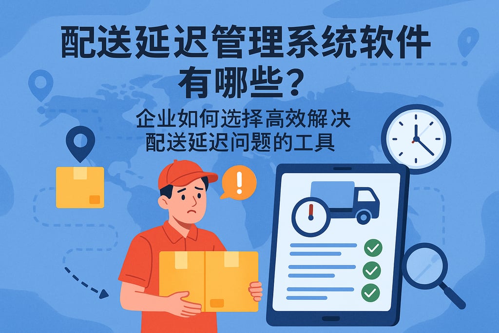 配送延迟管理系统软件有哪些？企业如何选择高效解决配送延迟问题的工具