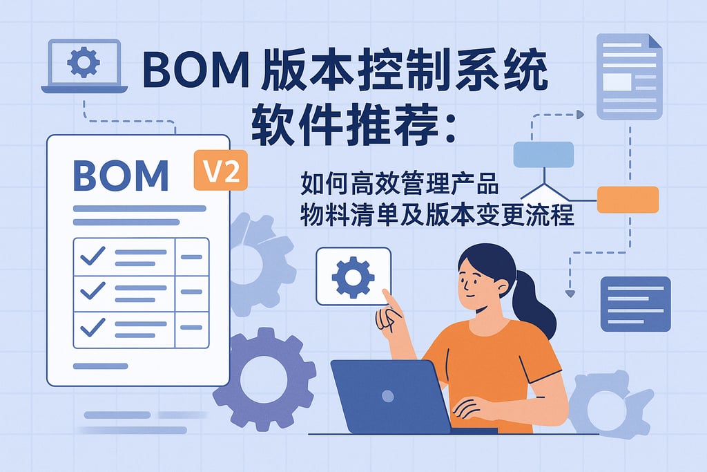 BOM版本控制系统软件推荐：如何高效管理产品物料清单及版本变更流程