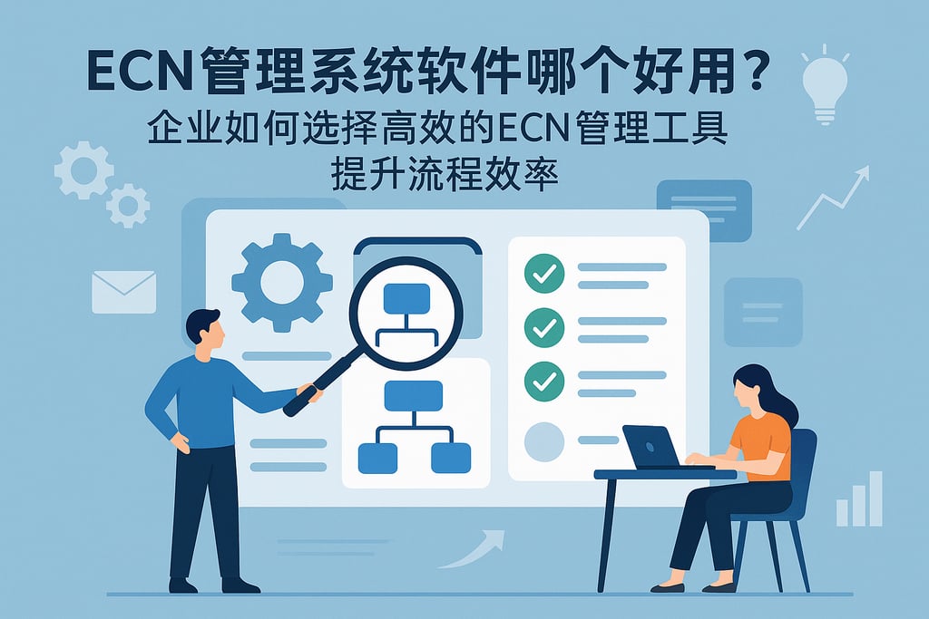 ECN管理系统软件哪个好用？企业如何选择高效的ECN管理工具提升流程效率