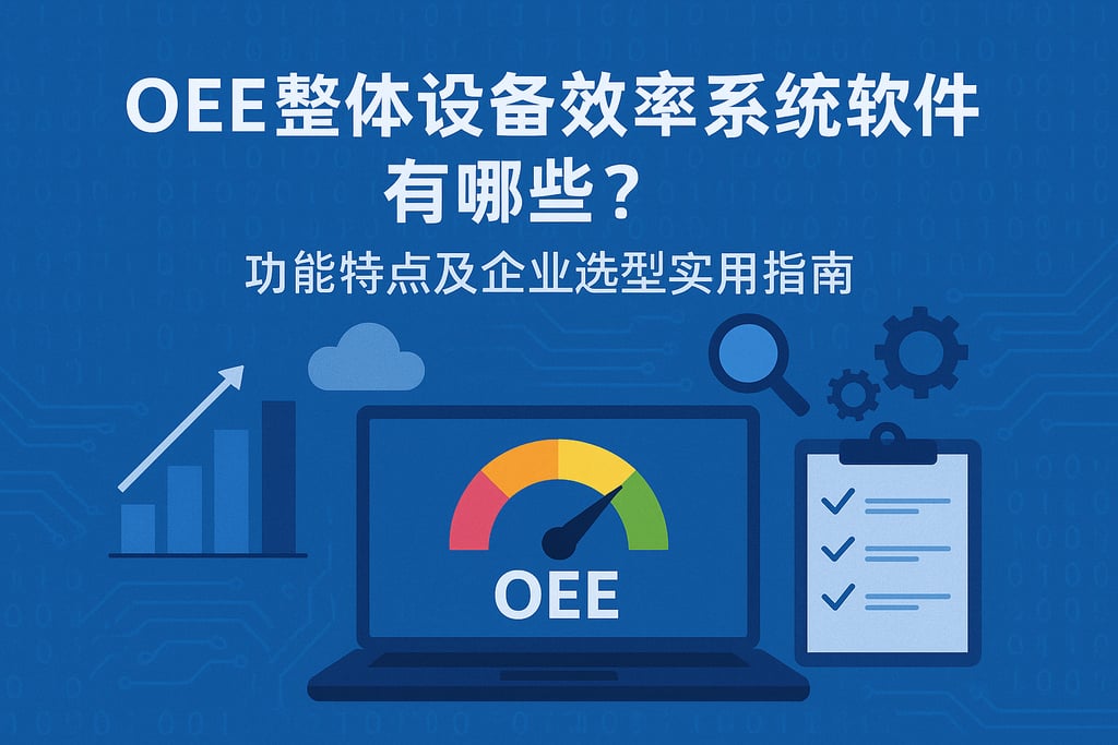 OEE整体设备效率系统软件有哪些？功能特点及企业选型实用指南