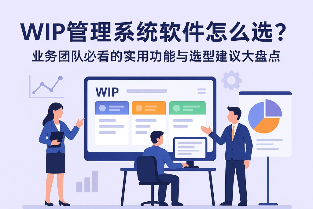 WIP管理系统软件怎么选？业务团队必看的实用功能与选型建议大盘点