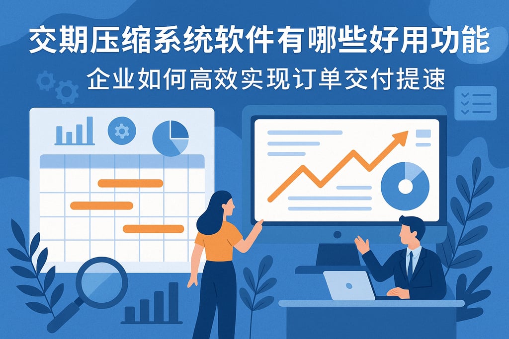 交期压缩系统软件有哪些好用功能？企业如何高效实现订单交付提速